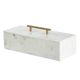 A & B Home White Marble Box -0