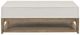 Liberty Furniture Berkley Square Linen Cocktail Table with Khaki Base-4