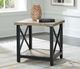 Signature Design by Ashley® Bristenfort Brown End Table with Black Base-3
