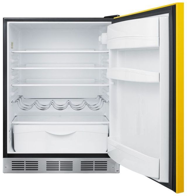 Summit® 5.8 Cu. Ft. Saffron Gold Under The Counter Refrigerator -2