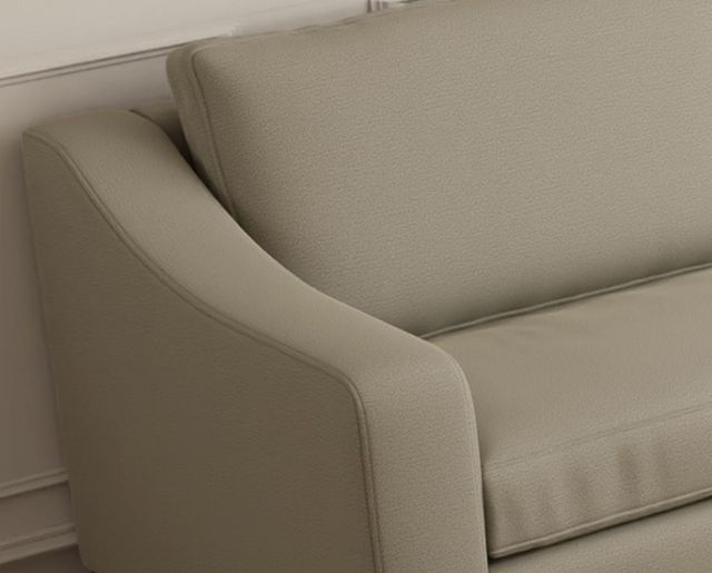 International Furniture Direct Natural Parota Beige Loveseat-4