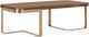 Hooker® Furniture Eleana Light Caramel Cocktail Table with Sunlit Bronze Base-0