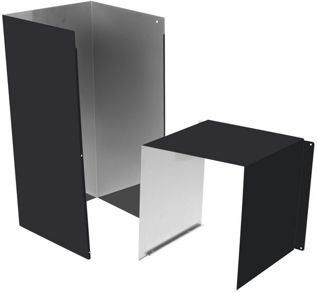 Café™ 8' Matte Black Duct Cover Extension