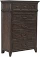 Liberty Furniture Paradise Valley 4-Piece Saddle Brown King Panel Bedroom Set-4