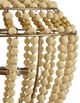 Currey & Company Penelope Antique Brass/Beige Chandelier-4