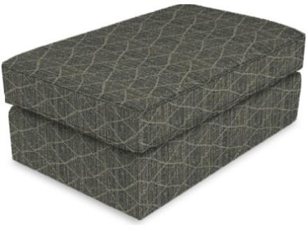 Creek Side Customs Customizable Rouse Black Castered Ottoman-4