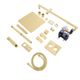 ZLINE Autograph Edition Bliss Polished Gold Shower System with 12" Oversized Shower Head-1