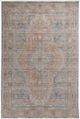 Feizy Marquette Blue/Rust 5' x 7' Rug-0