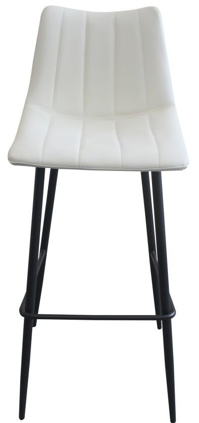 Moe's Home Collection Alib Ivory-M2 Bar Stool-1