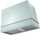 La Cornue Loge Series 44" Roquefort Wall Mounted Range Hood with Polished Chrome Trim-0