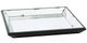 A & B Home Waverly Black Mirrored Square Tray-0