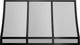 Zephyr Designer Collection 48'' Matte Black Forte Hood Banding Kit-3