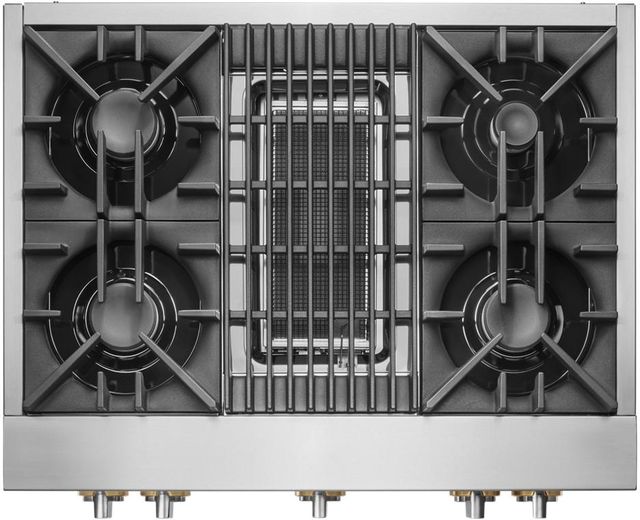 JennAir® RISE™ 36" Stainless Steel Natural Gas Rangetop-2