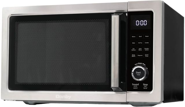 Danby® 1.0 Cu. Ft. Stainless Steel Countertop Microwave-2