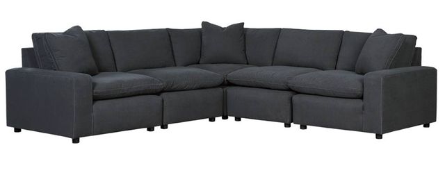 Signature Design by Ashley® Savesto 6-Piece Charcoal Living Room Set-1