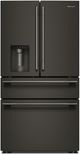 KitchenAid® 36" 28.74 Cu. Ft. Black Ore French Door Refrigerator with Exterior Water and Ice and FreshChill™ Full-Width Refrigerated Drawer-0