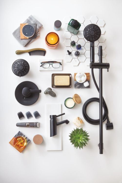 Peerless Precept® Matte Black Shower Only  Trim Kit-1