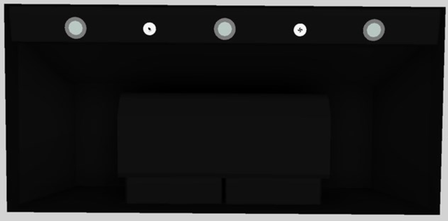 Vent-A-Hood® 42" Black Wall Mounted Liner Insert-2