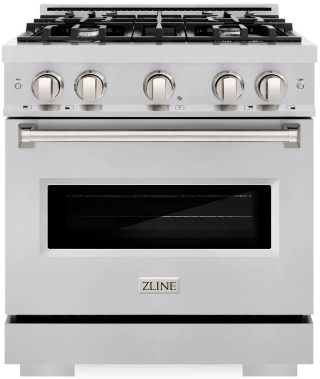 ZLINE Classic 30" Stainless Steel Pro Style Dual Fuel Range-0