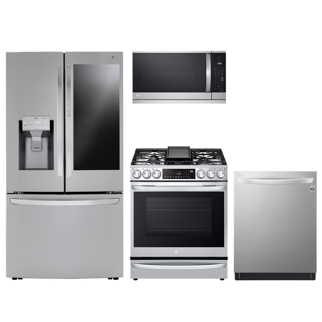 LG 4 Piece PrintProof™ Stainless Steel Kitchen Package-0