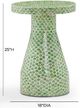 TOV Furniture Halio Green Shell Side Table-2