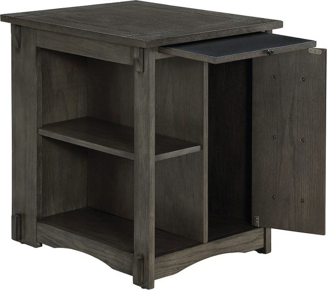 Powell® Mission Gray Side Table-3