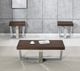 Steve Silver Co. Laredo 3-Piece Chestnut Occasional Table Set with Chrome Base-3