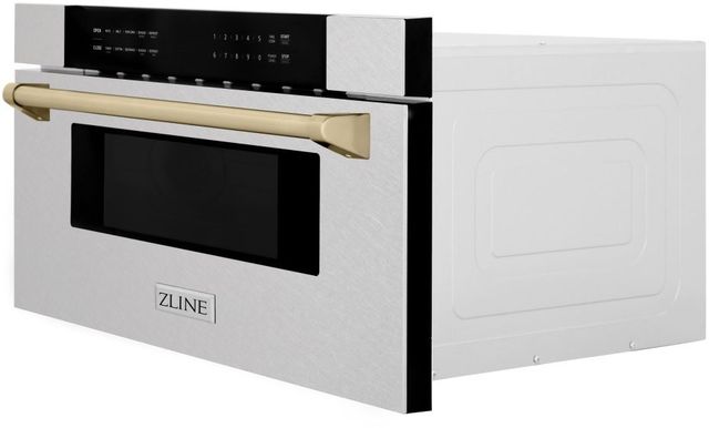 ZLINE Autograph Edition 1.2 Cu. Ft. Stainless Steel Microwave Drawer -4