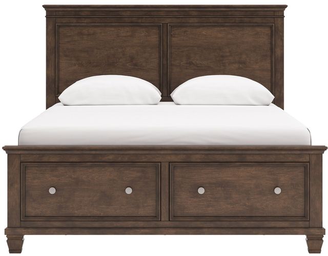 Signature Design by Ashley® Danabrin Brown Queen Panel Storage Bed-2