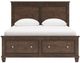 Signature Design by Ashley® Danabrin Brown Queen Panel Storage Bed-2