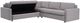 EQ3 Customizable Reva 3-Piece Right-Arm Facing Sleeper Sofa Sectional with Storage Loveseat and Narrow Arm-2