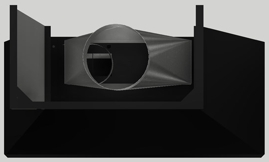 Vent-A-Hood® 60" Black Wall Hood-2