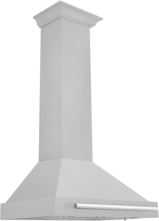 ZLINE 30" Satin Stainless Steel Convertible Wall Mounted Range Hood-2