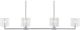 Currey & Company Valerio Silver Leaf Chandelier-1
