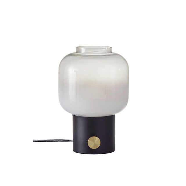 Adesso® Lewis Matte Black Table Lamp-0