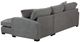 Emerald Home Repose 2-Piece Dark Gray Right-Arm Facing Sectional and Chaise-2