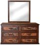 Horizon Home® Santa Clara 2-Piece Brown Dresser and Mirror Set-0