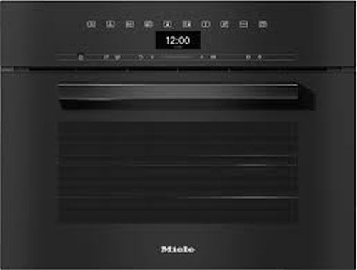 Miele VitroLine 24" Obsidian Black Electric Single Combi-Steam Oven-0