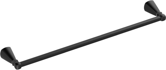 American Standard Edgemere® Matte Black 24" Towel Bar-0