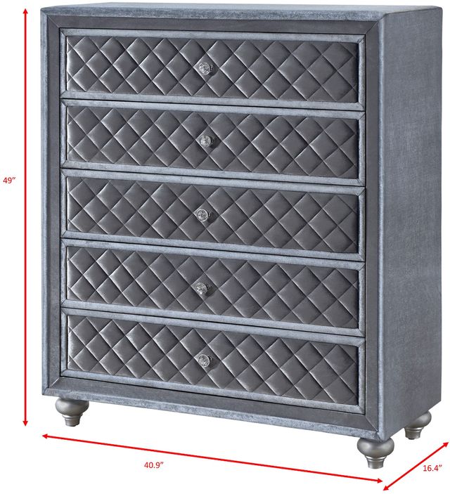 Crown Mark Cameo Gray Chest-2