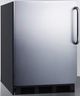 Summit® 24" 5.5 Cu. Ft. Stainless Steel Compact Refrigerator-1