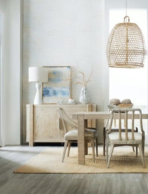 Hooker® Furniture Commerce and Market Seaside Natural Light Rectangle Dining Table-1