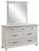 New Classic® Home Furnishings Silver Sands 3-Piece Gray Queen Panel Bedroom Set-4