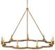 Currey & Company Savoie Gold/Natural Chandelier-1