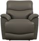 La-Z-Boy® Trouper Tar Power Rocking Recliner with Headrest and Lumbar-1