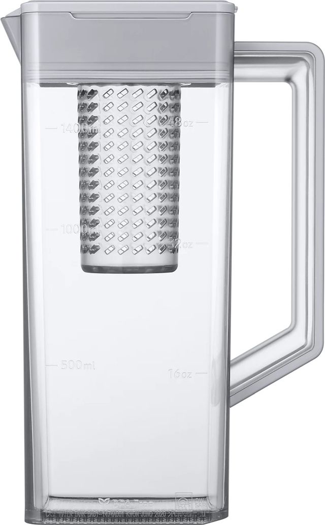 Samsung Bespoke 24.0 Cu. Ft. Fingerprint Resistant Stainless Steel Panel Counter Depth French Door Refrigerator -5