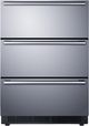 Summit® 24" Stainless Steel Outdoor Under The Counter Refrigerator -0