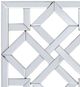 Bassett Mirror Vida Silver Wall Mirror-1
