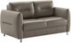 Luonto® Furniture Jamie Chrome/Labrador Queen Sleeper Loveseat-2