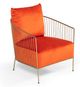 VIG Furniture Modrest Loveland Orange Accent Chair-0